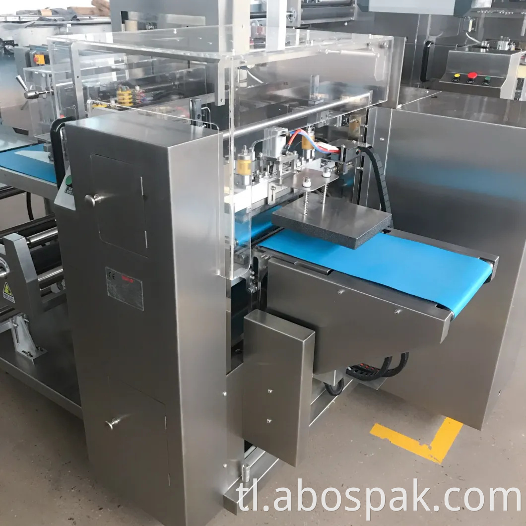 Pahalang na Awtomatikong Chapati Pita Bread Fresh Noodle Vegetable Flow Food Packing Packaging Machine